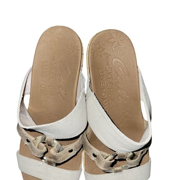 CALI FROM SKECHERS LUXE FOAM WEDGES SIZE 9. ^ - Picture 3 of 6